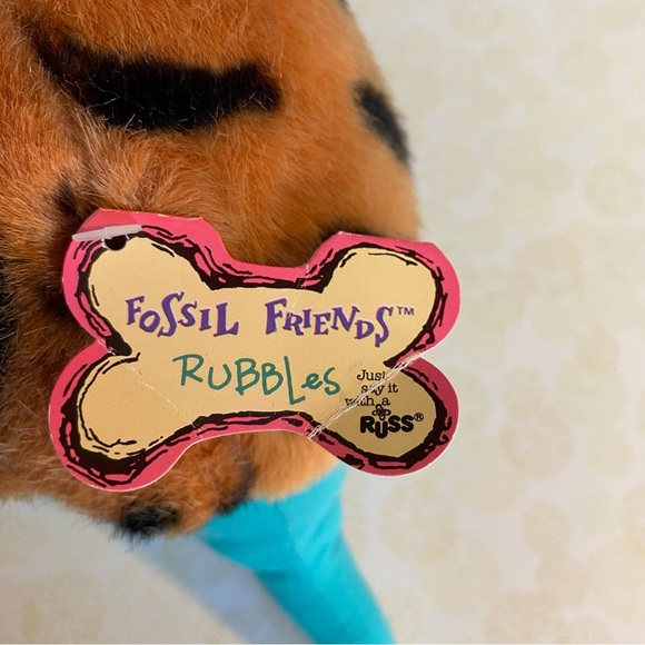 Vintage NWT Russ Fossil Friends Brachiosaurus dinosaur plush stuffed animal - Picture 9 of 11